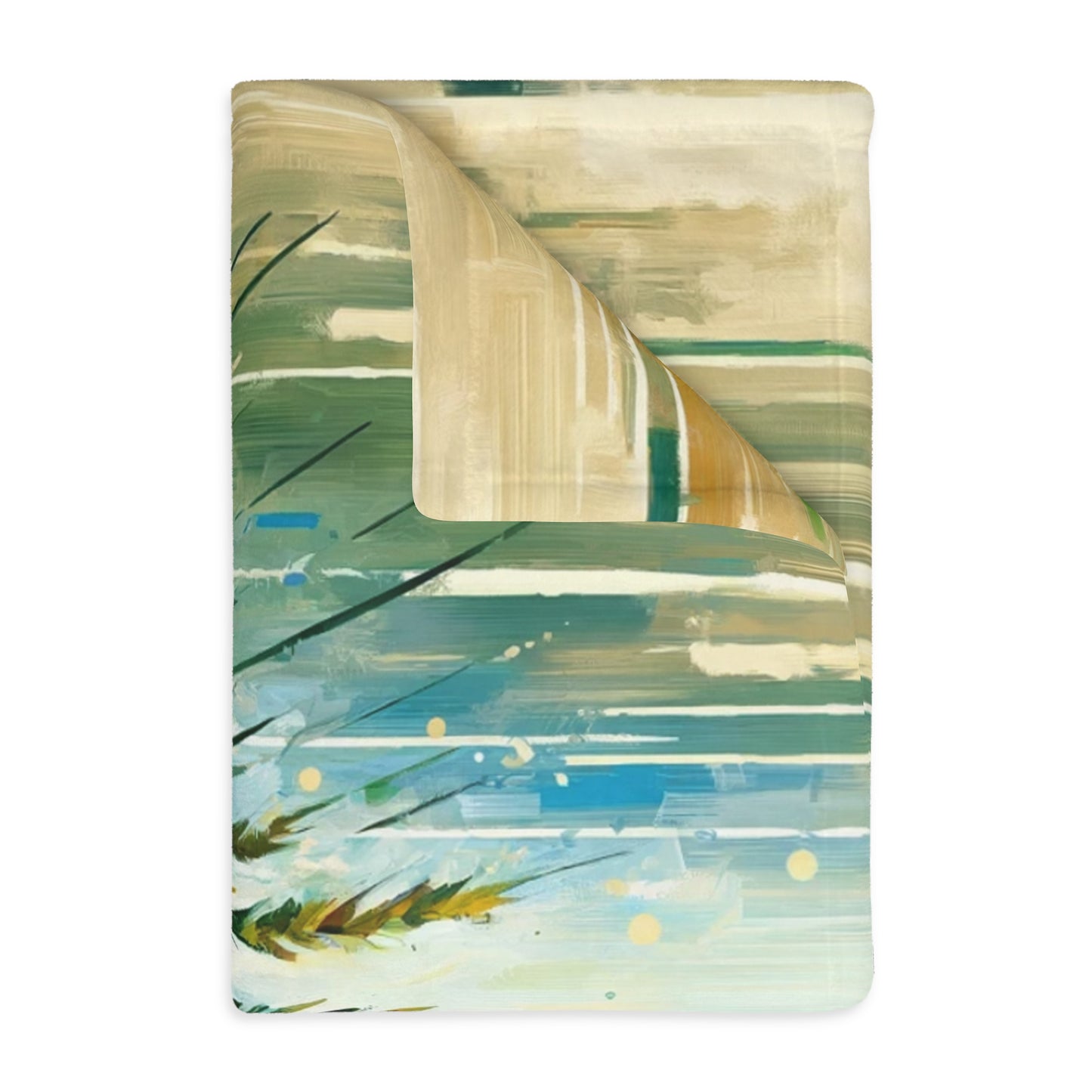 Grass Testament Change Velveteen Microfiber Blanket (Two-sided print)