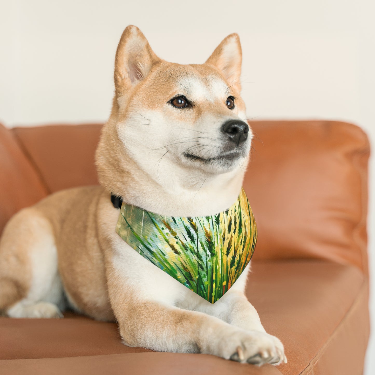 Grass Testament Change Pet Bandana Collar