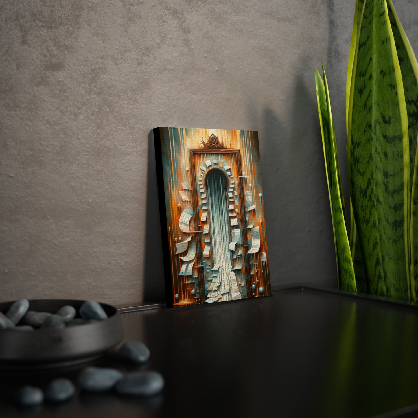 Illuminated Truths Mirror Canvas Photo Tile