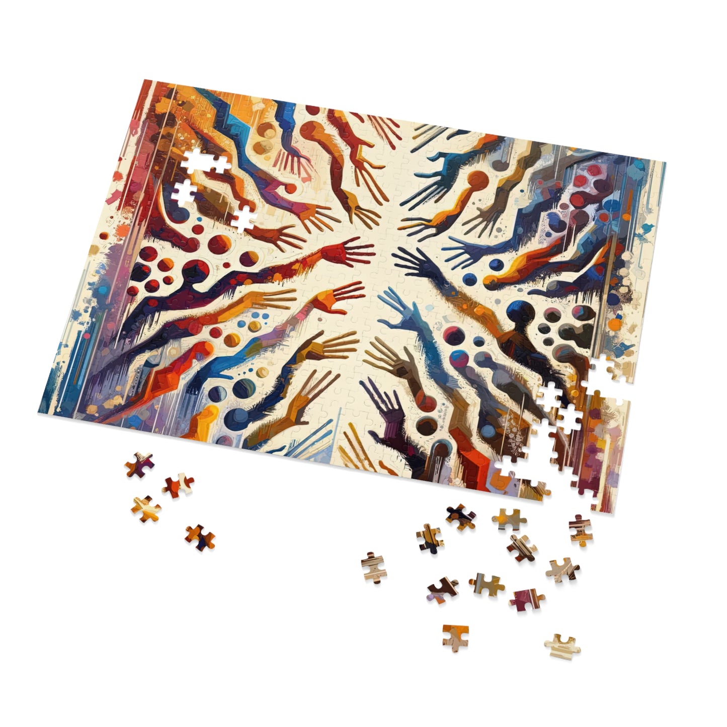 Architects Wisdom Tachism Jigsaw Puzzle (30, 110, 252, 500,1000-Piece)