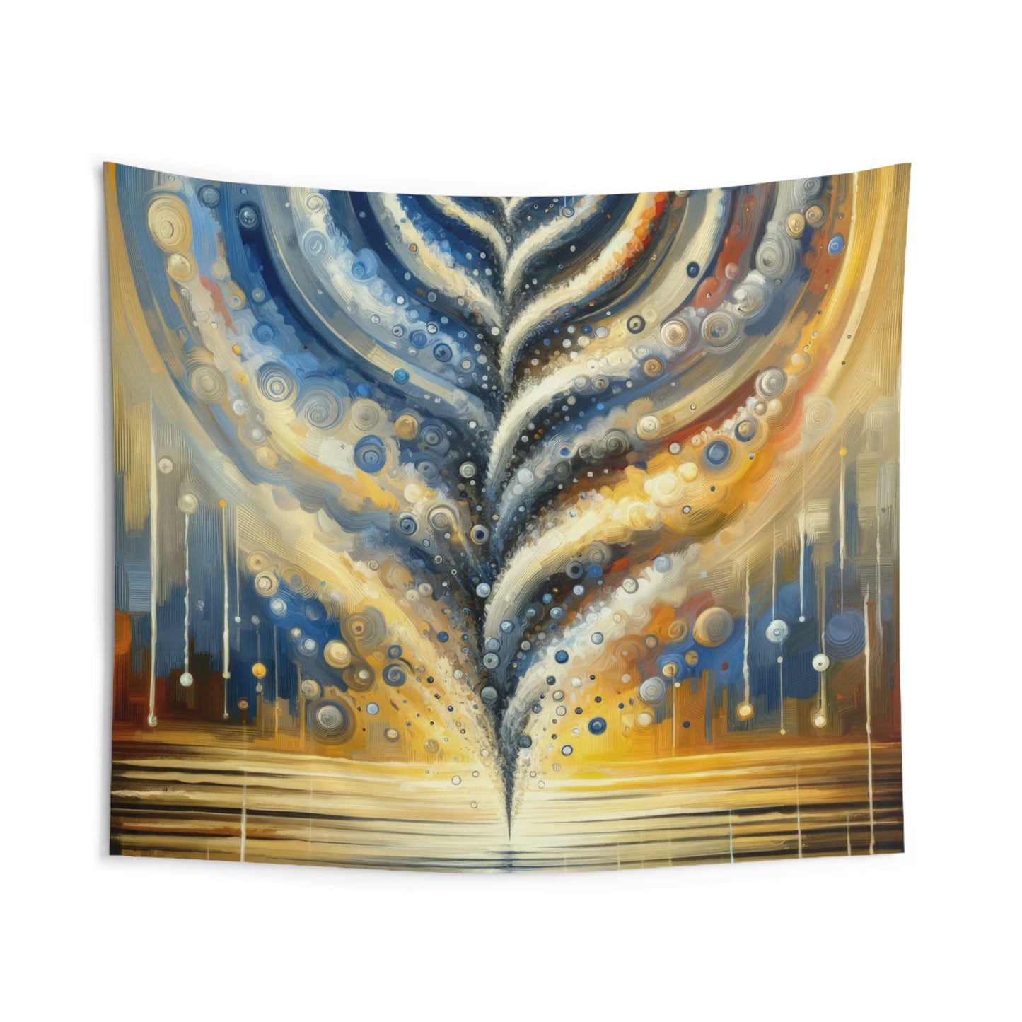 Ripple Effect Abstraction Indoor Wall Tapestries