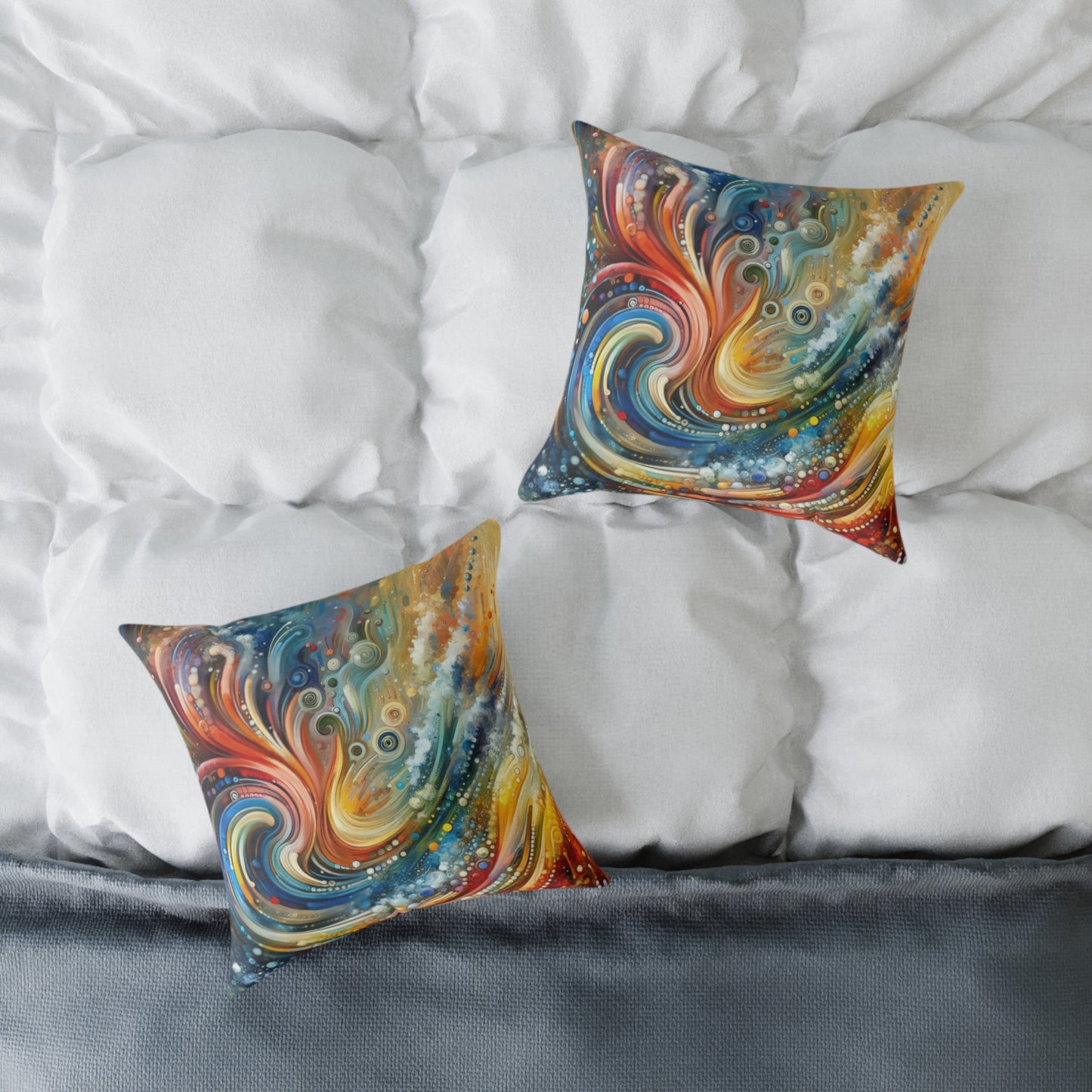 Dynamic Unity Tapestry Spun Polyester Pillow