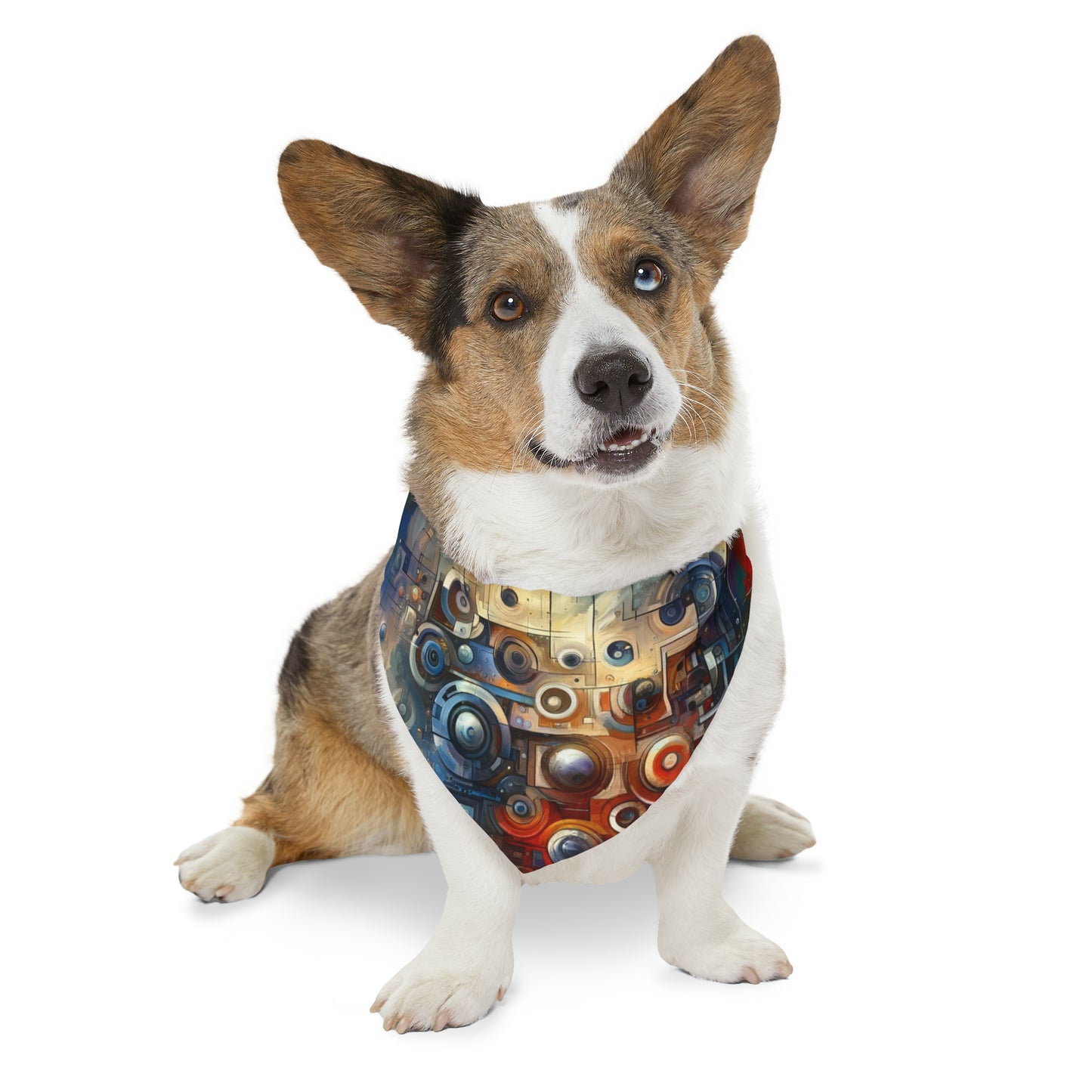 Tech Gratitude Fusion Pet Bandana Collar