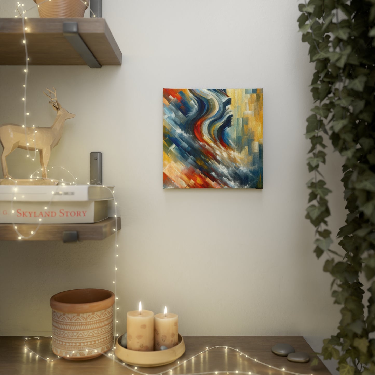 Persistence Force Abstract Canvas Photo Tile