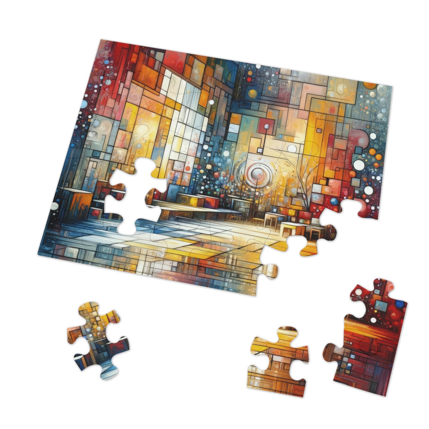 Reflective Habitation Art Jigsaw Puzzle (30, 110, 252, 500,1000-Piece)