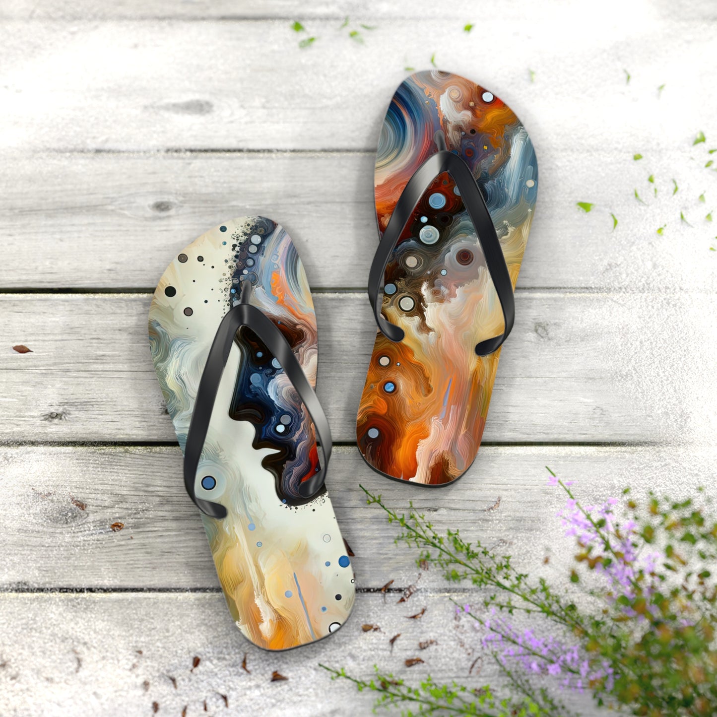 Self Awareness Alchemy Flip Flops