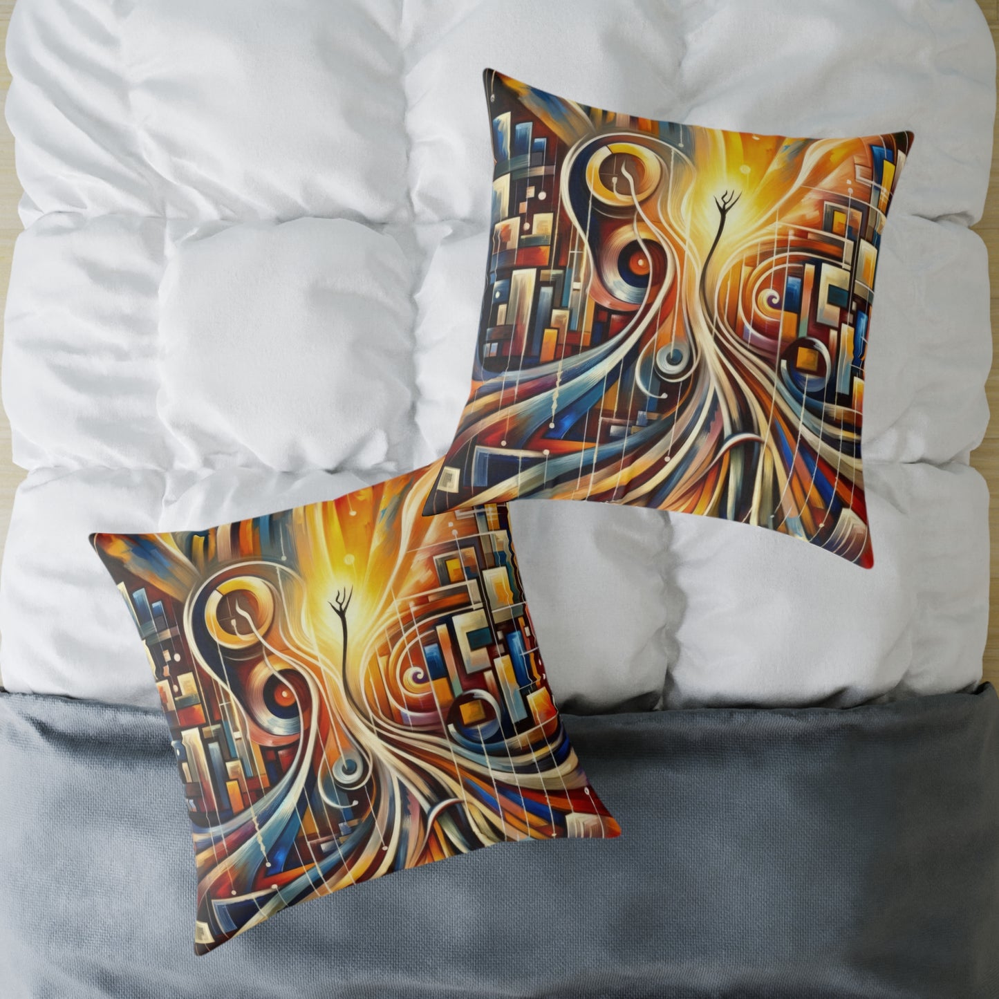Symphonic Perspective Embarkation Spun Polyester Pillow