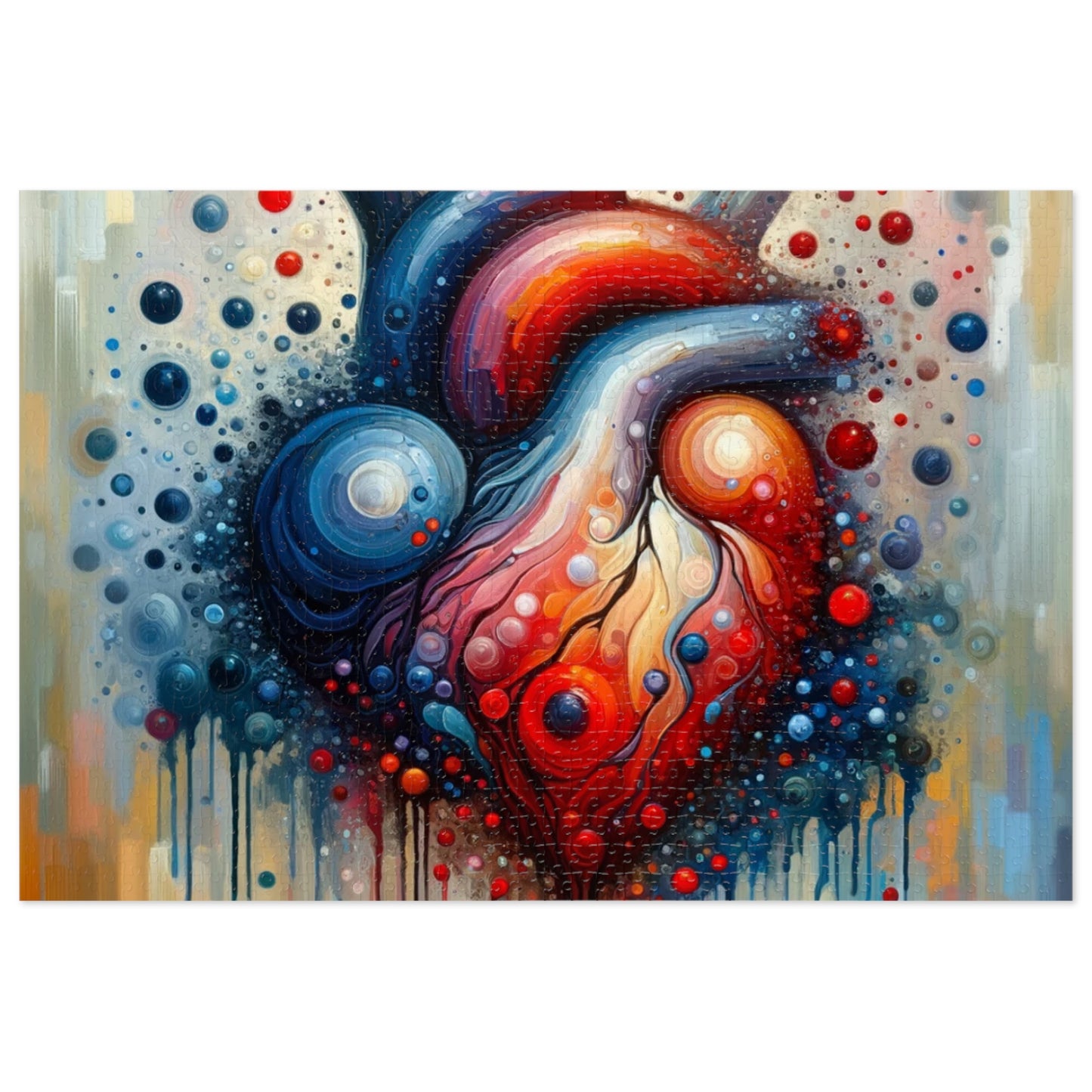 Empathetic Heart Expression Jigsaw Puzzle (30, 110, 252, 500,1000-Piece)