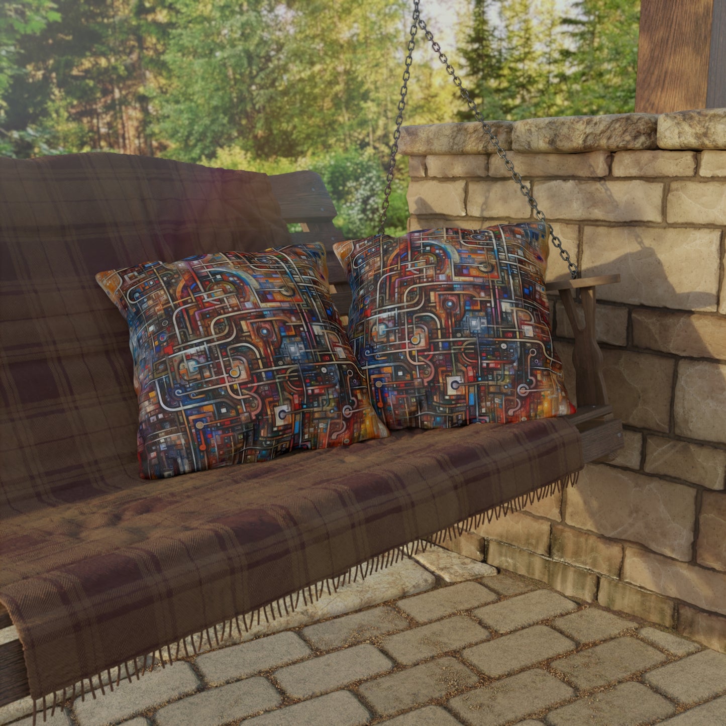 Grandest App Tapestry Outdoor Pillows