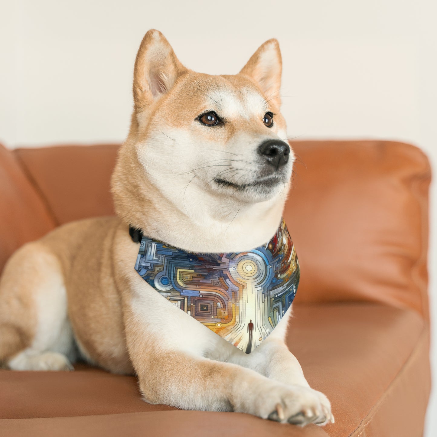 Converging Unity Path Pet Bandana Collar
