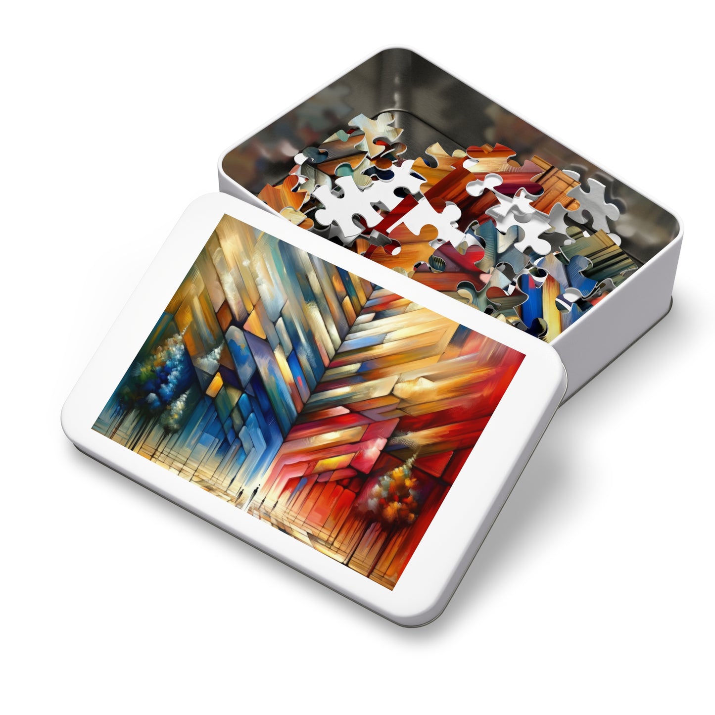 Anchored Tenets Abstraction Jigsaw Puzzle (30, 110, 252, 500,1000-Piece)