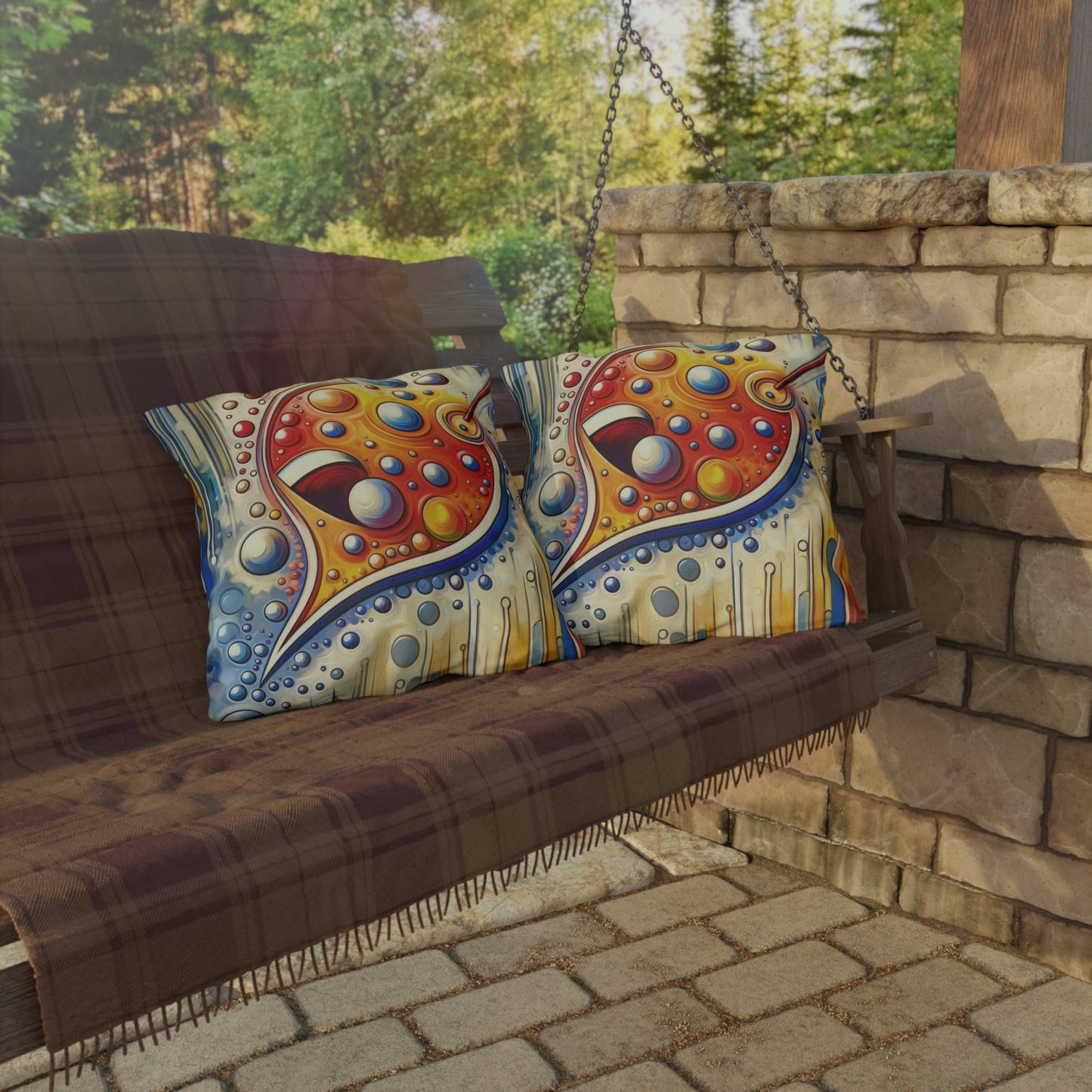 Humorous Dialogue Gateway Outdoor Pillows