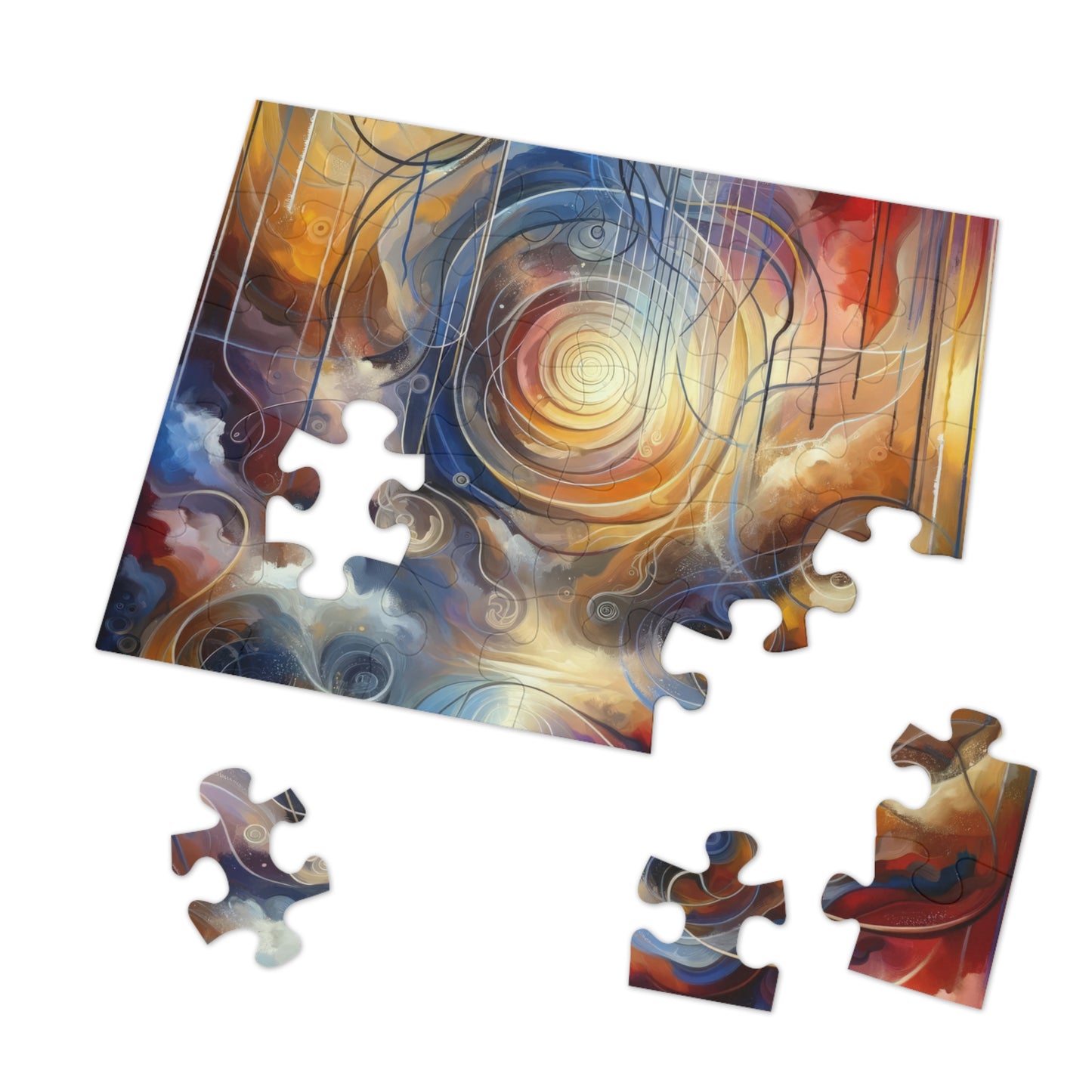 Presence Anchored Tachism Jigsaw Puzzle (30, 110, 252, 500,1000-Piece)