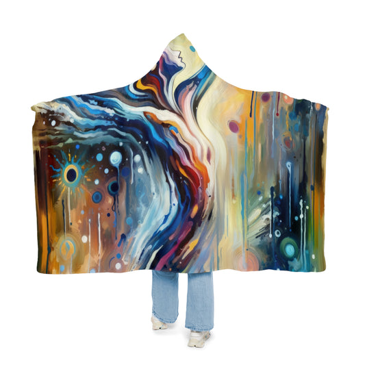 Journey Embrace Tachism Snuggle Blanket