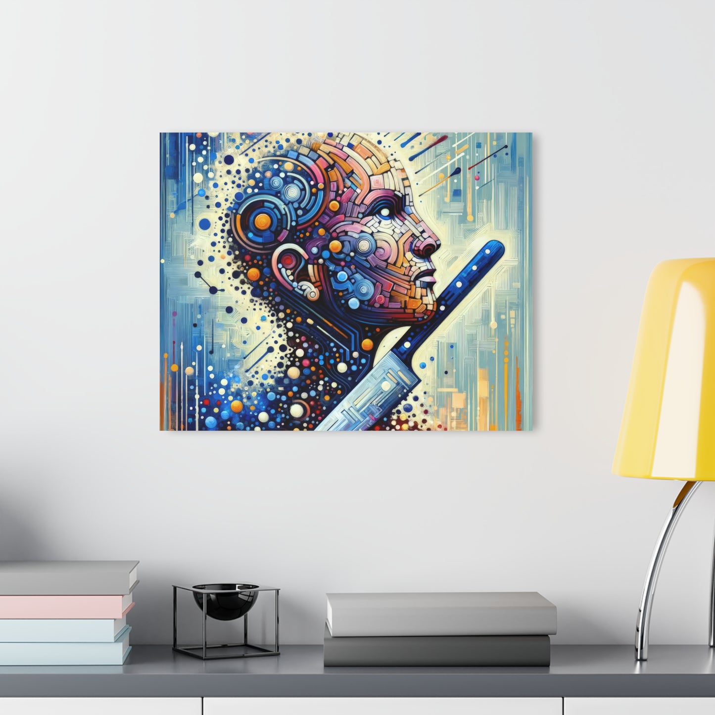 Digital Carving Abstract Acrylic Prints (French Cleat Hanging)