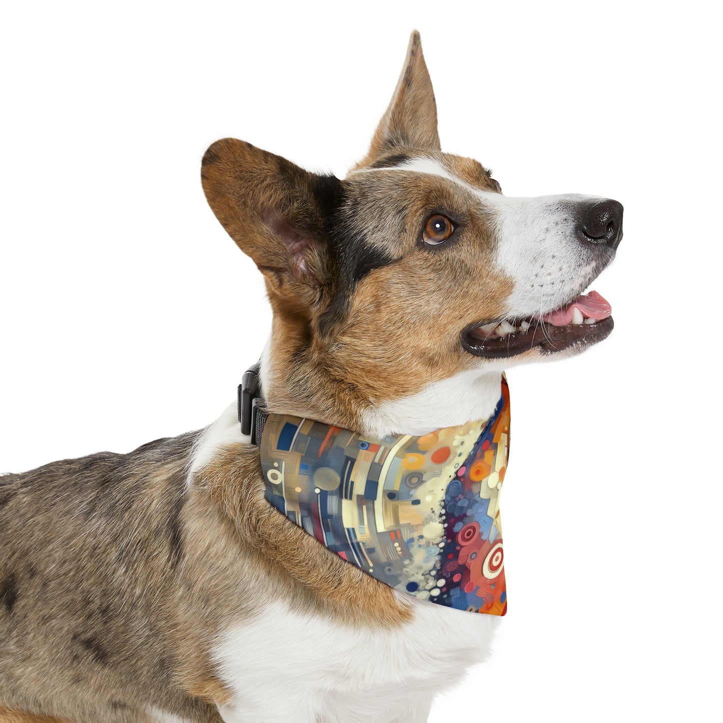 Digital Gratitude Nod Pet Bandana Collar