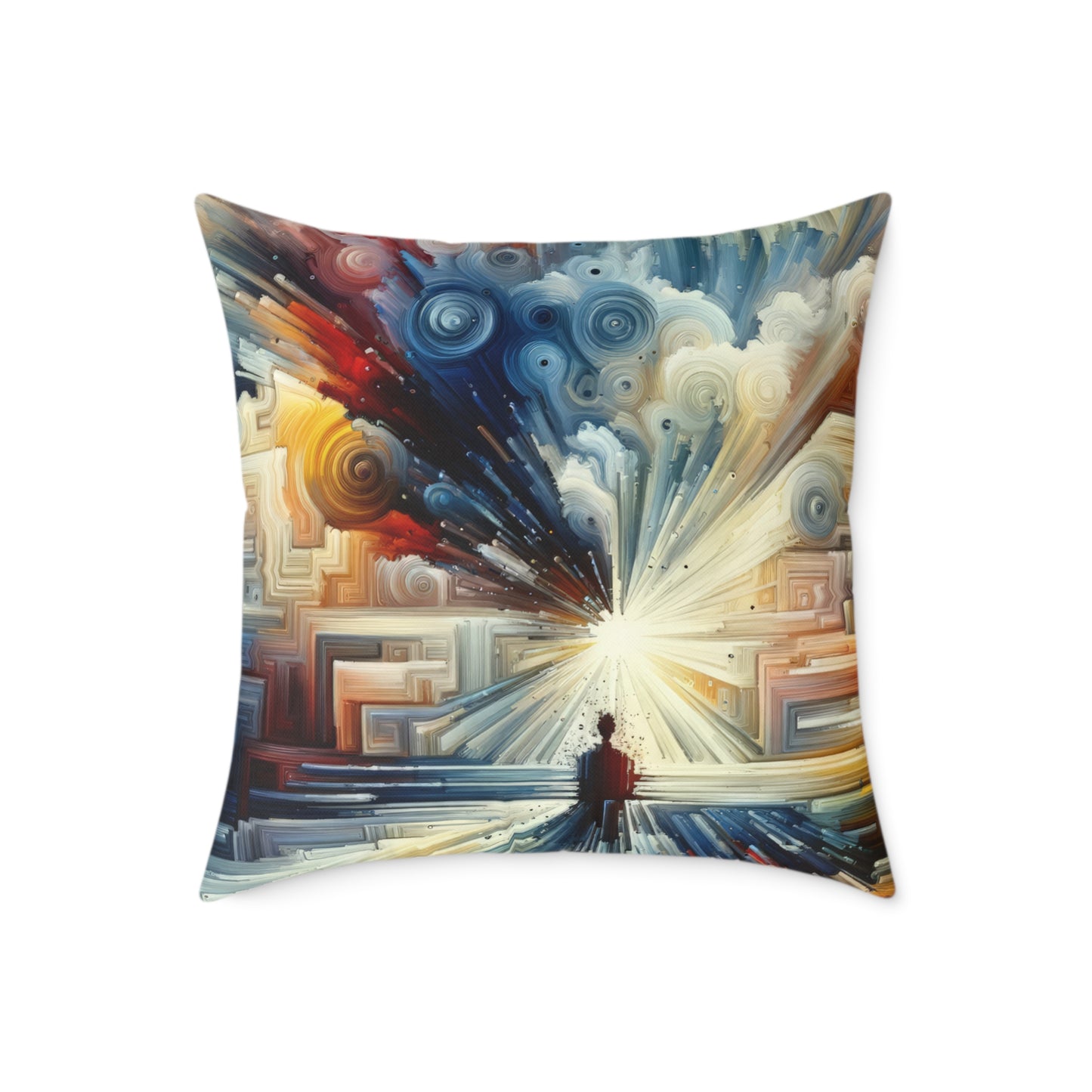 Memory Labyrinth Focus Spun Polyester Pillow