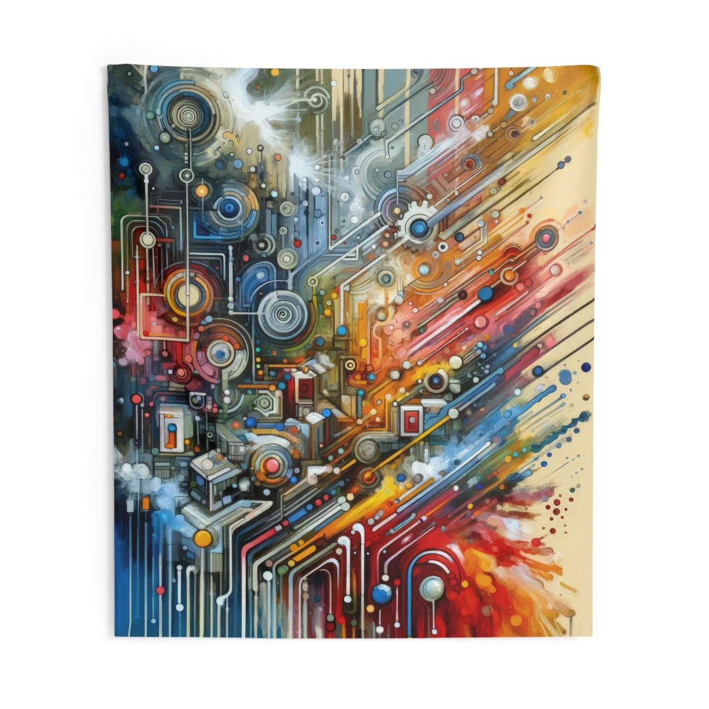 Beliefs Systems Intersection Indoor Wall Tapestries