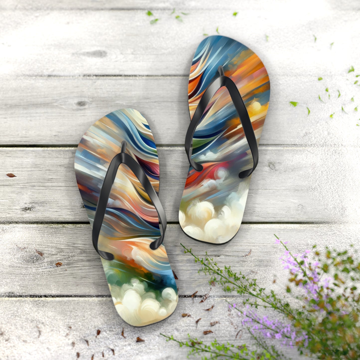 Sovereign Radiance Cultivation Flip Flops