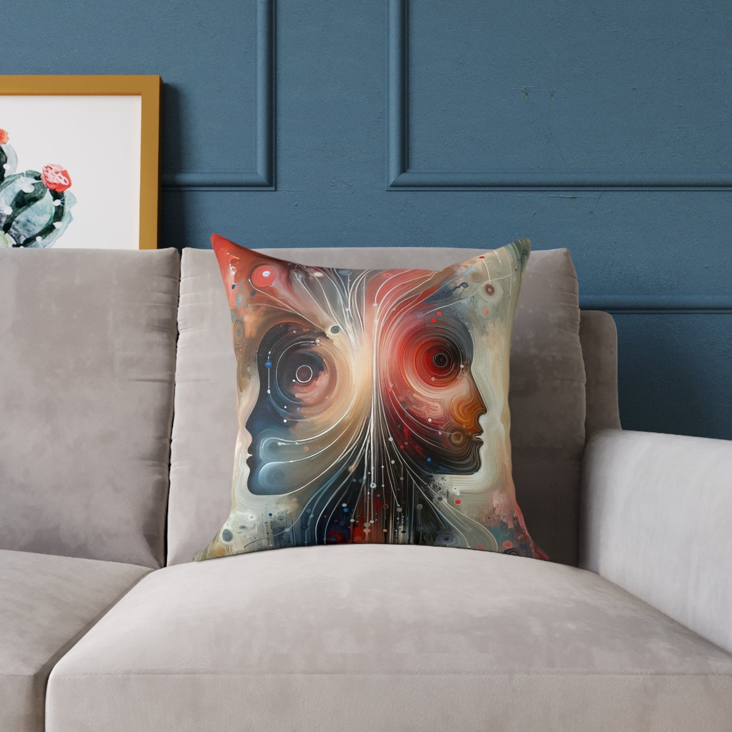 Empathetic Exchange Essence Spun Polyester Pillow