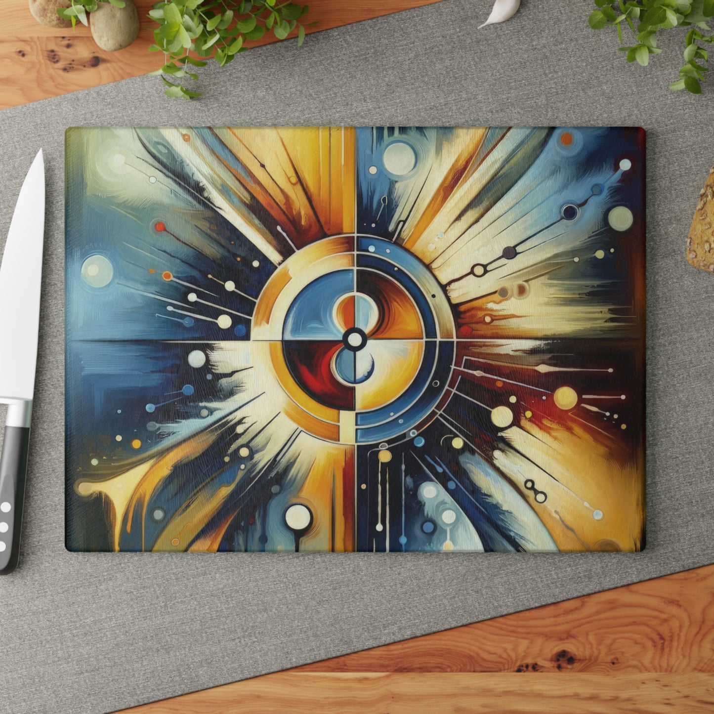 Compassionate Ethical Guidance Glass Cutting Board