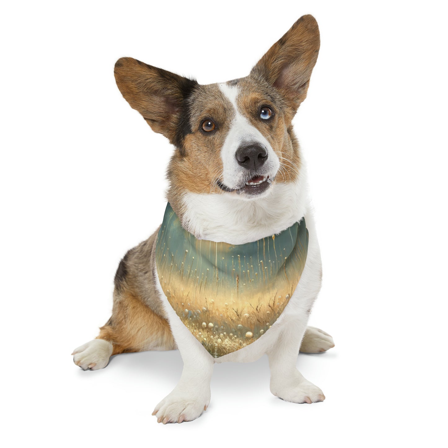 Observant Delicacy Heart Pet Bandana Collar