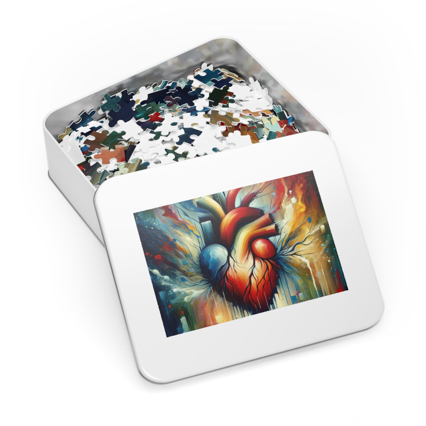 Humanity Heart Unveiled Jigsaw Puzzle (30, 110, 252, 500,1000-Piece)