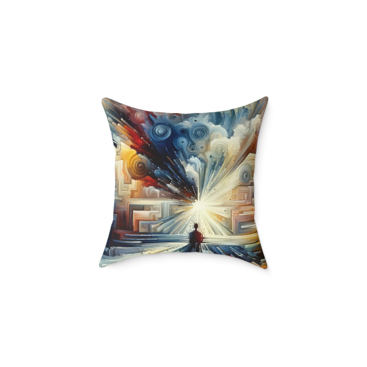 Memory Labyrinth Focus Spun Polyester Pillow