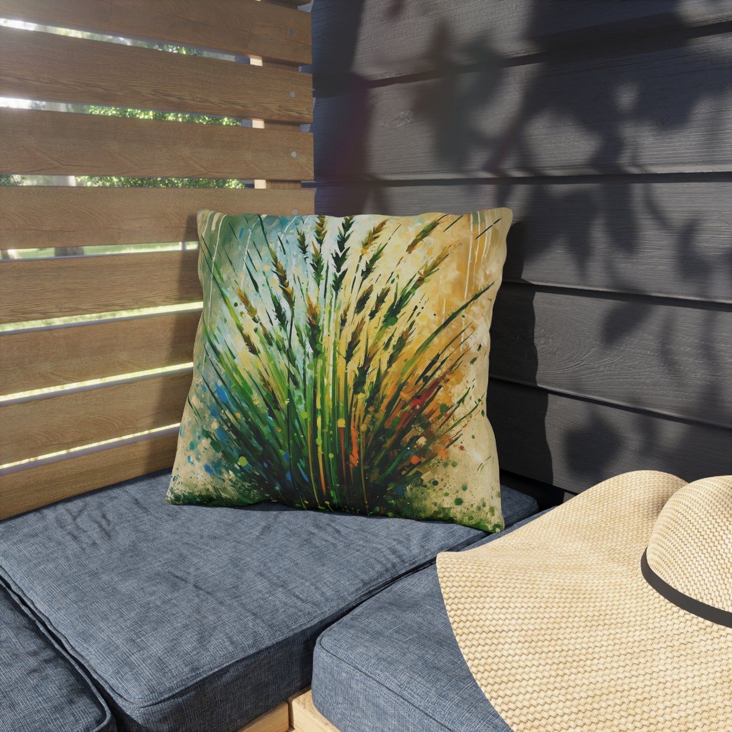 Grass Testament Change Outdoor Pillows