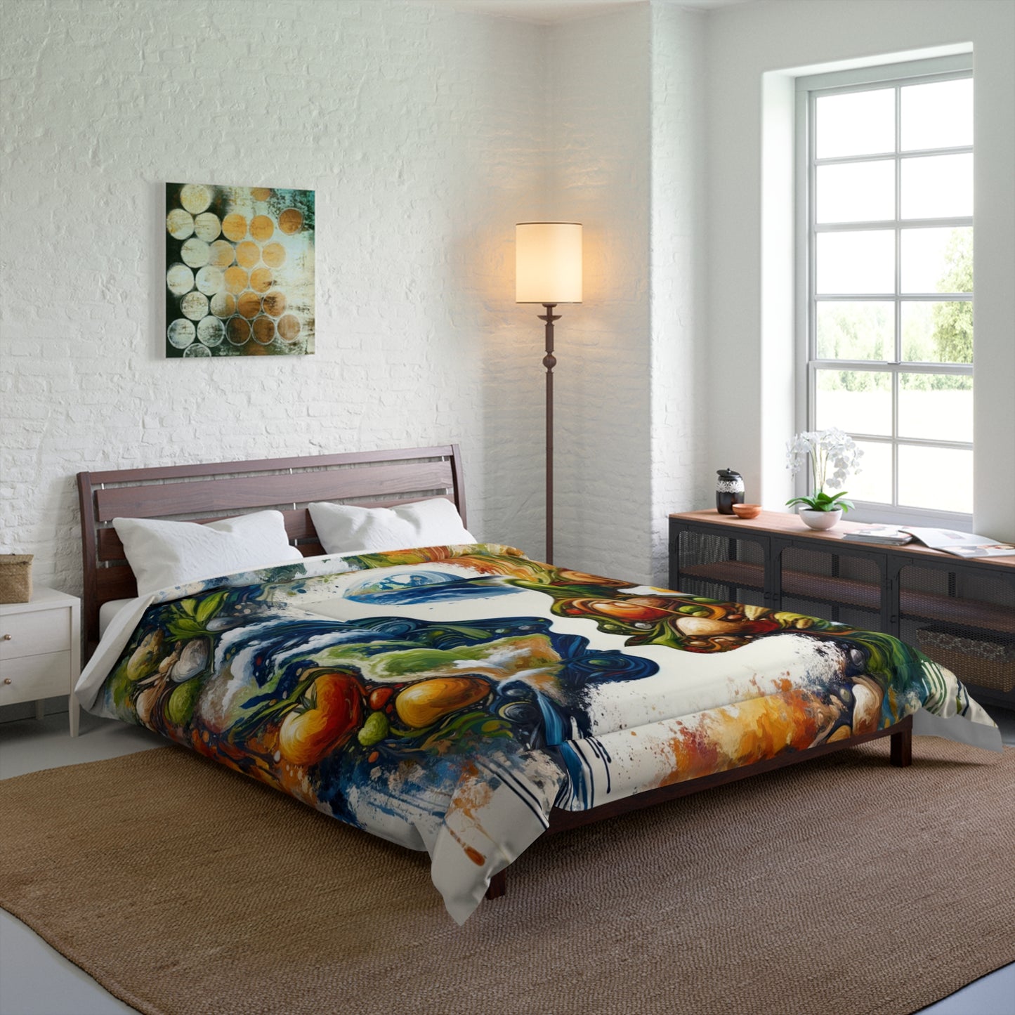 Earthly Dialogue Feast Comforter