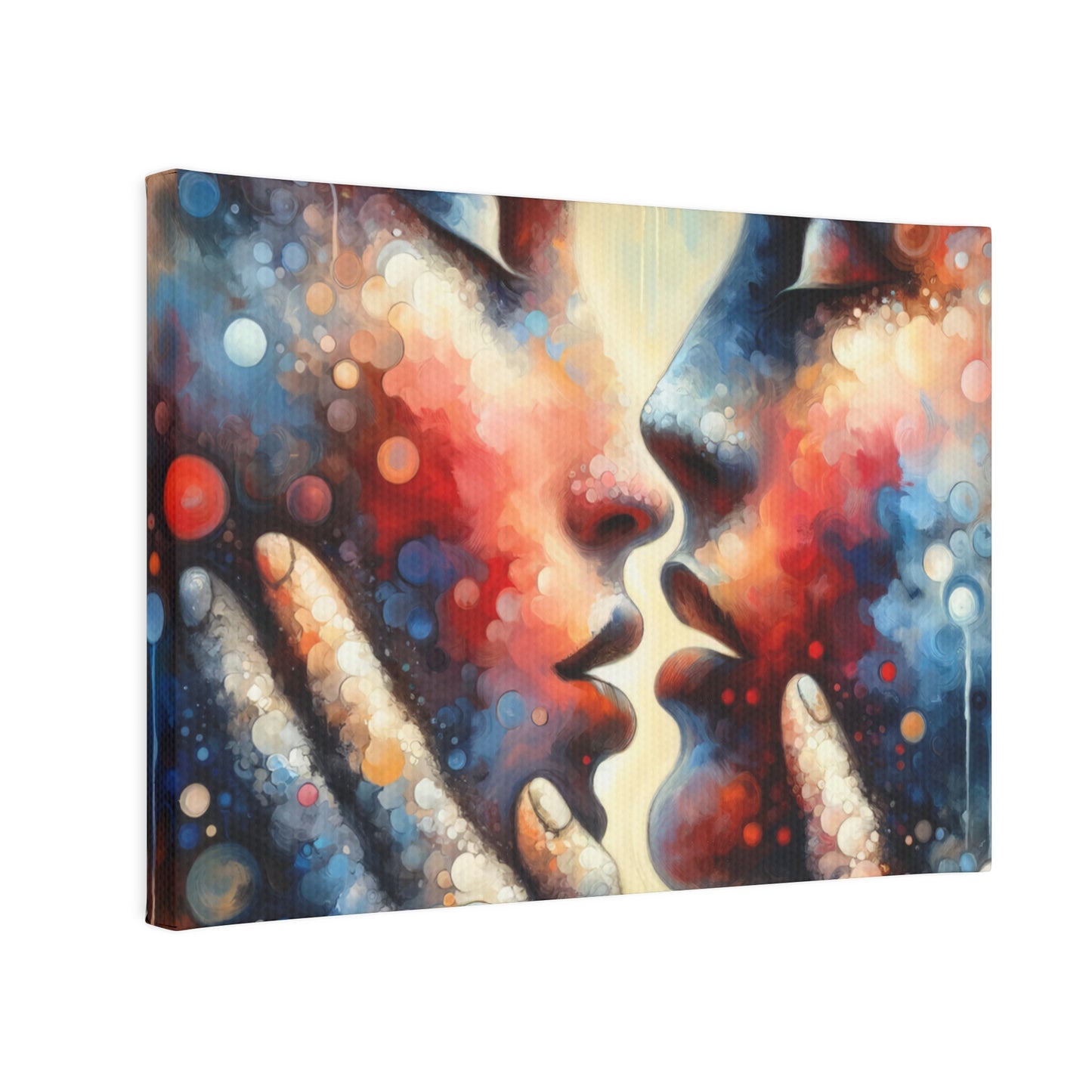 Dialogue Trust Tachism Canvas Photo Tile