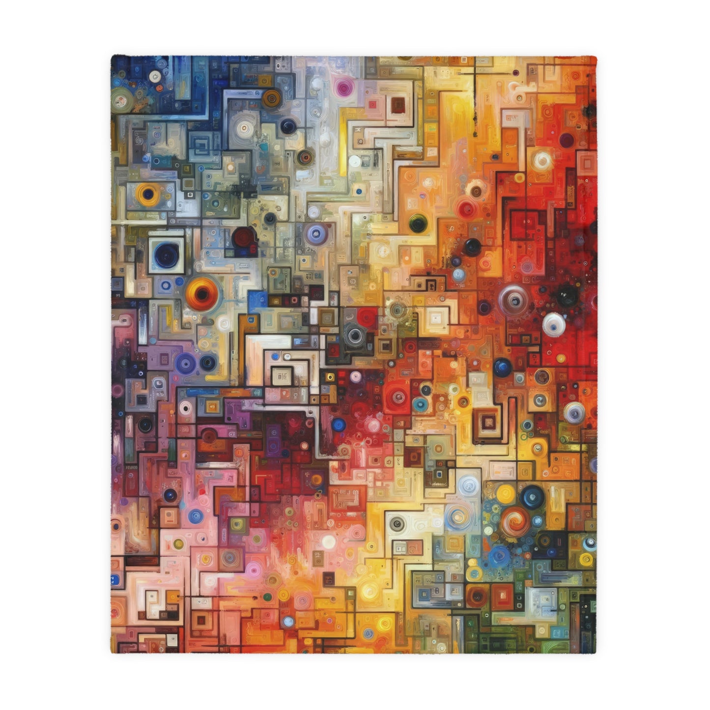 Witty Conversation Tapestry Velveteen Microfiber Blanket (Two-sided print)