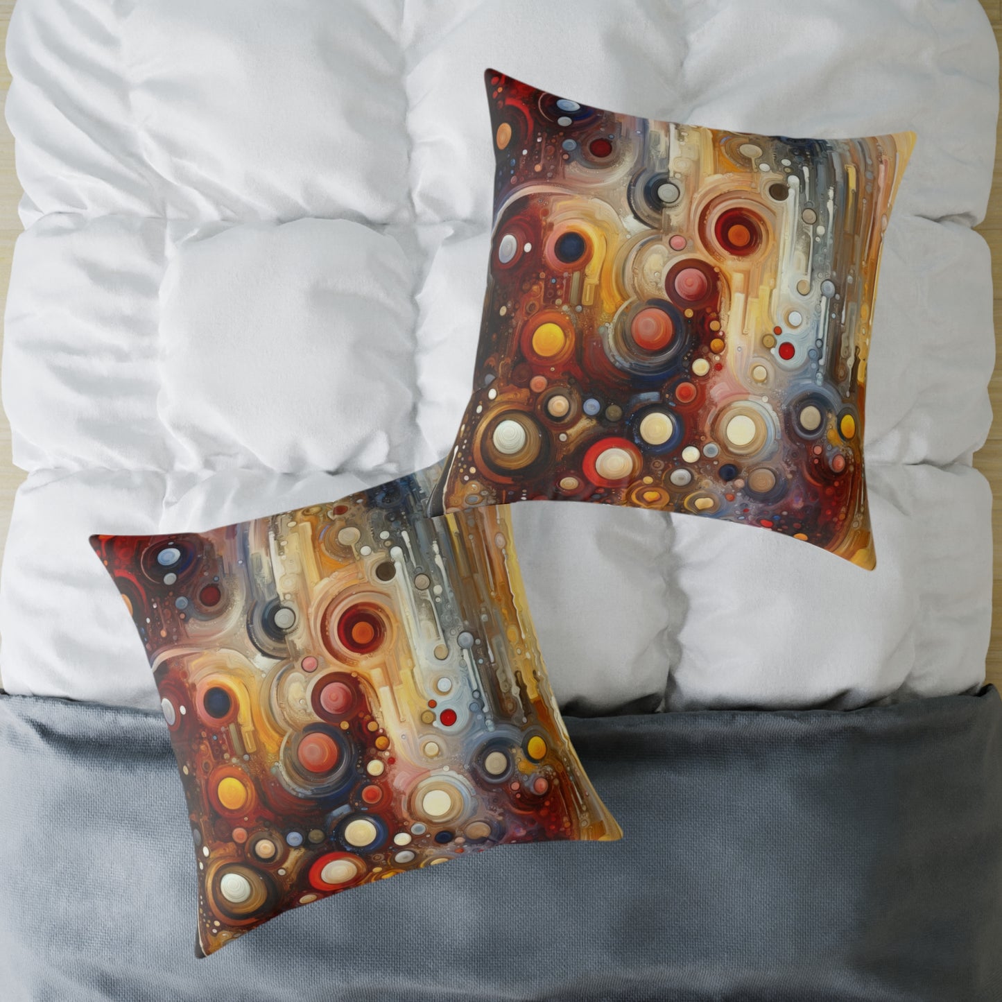 Tangible Touch Togetherness Spun Polyester Pillow