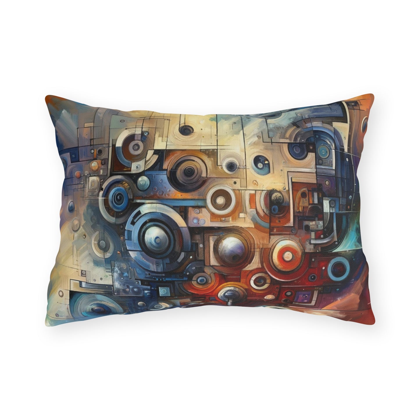 Tech Gratitude Fusion Outdoor Pillows