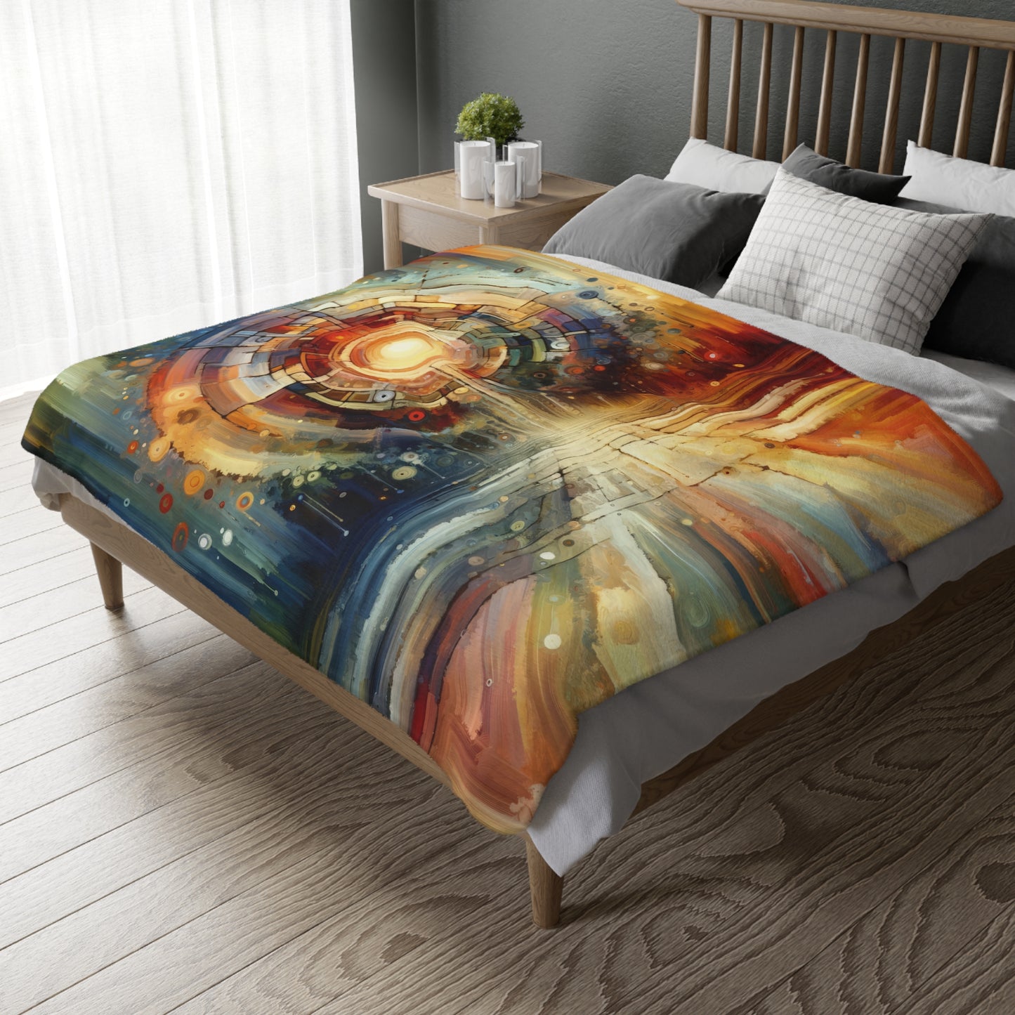 Majestic Quest Aura Velveteen Microfiber Blanket (Two-sided print)