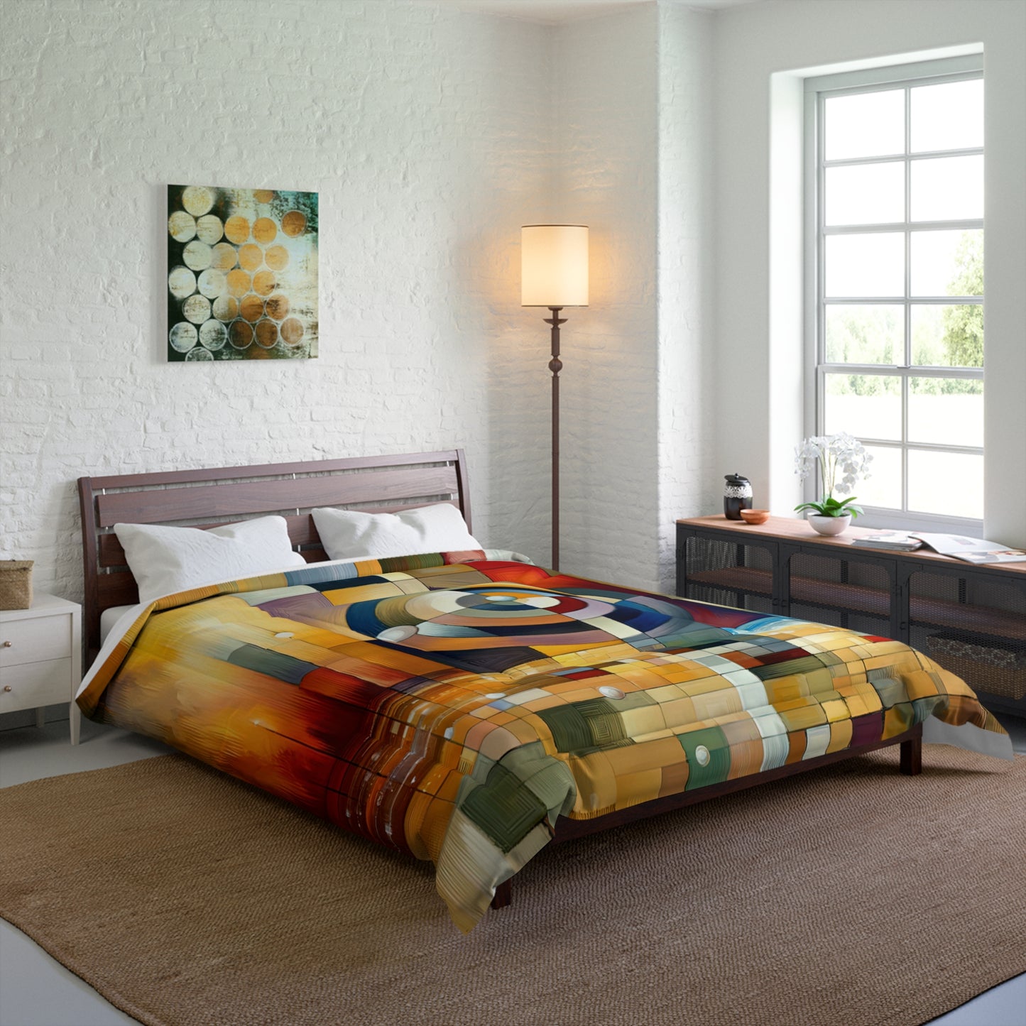 Oneness Through Tachism Comforter