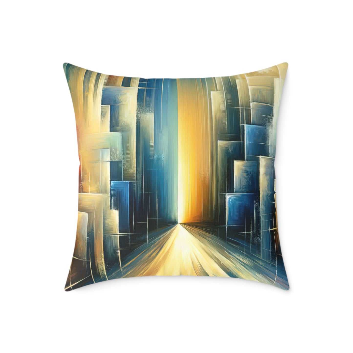 Echoes Dissolving Light Spun Polyester Pillow