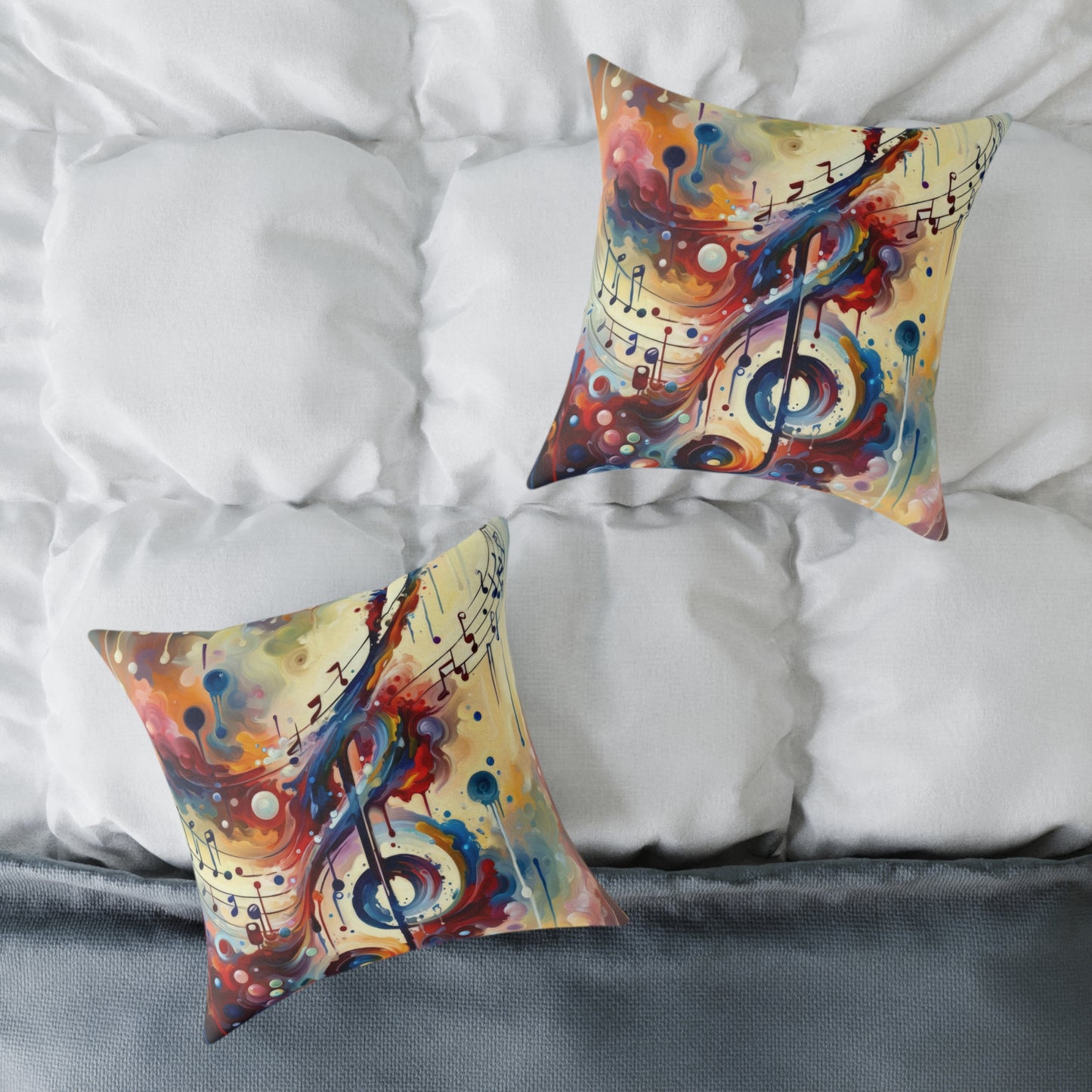 Harmonizing Melody Life Spun Polyester Pillow