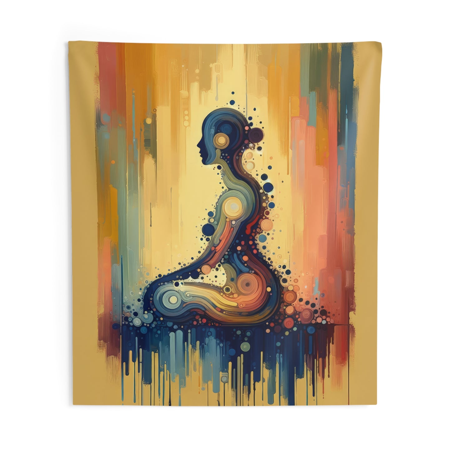 Patience Essence Tachism Indoor Wall Tapestries