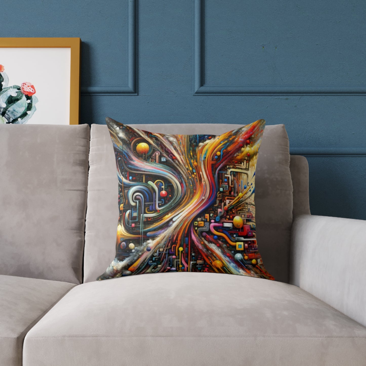 Information Bottleneck Cascade Spun Polyester Pillow