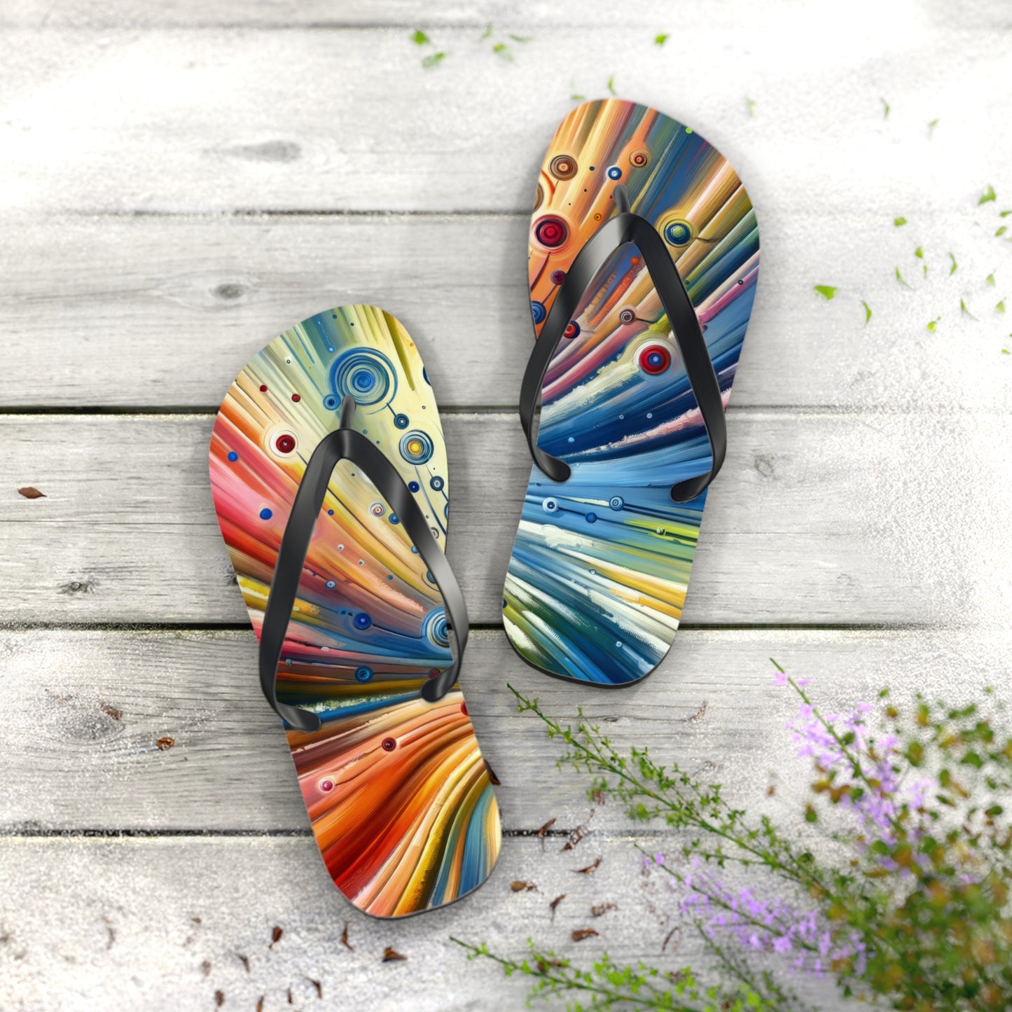 Sustainable Ripple Abstract Flip Flops