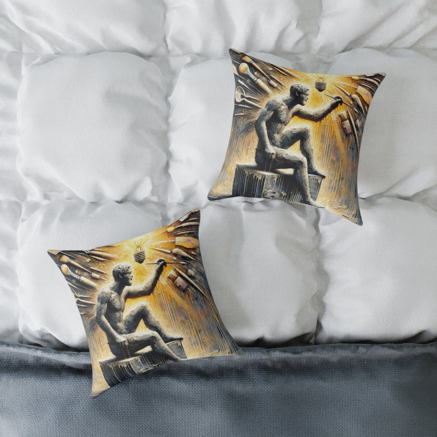 Idea Sculptor Genesis Spun Polyester Pillow