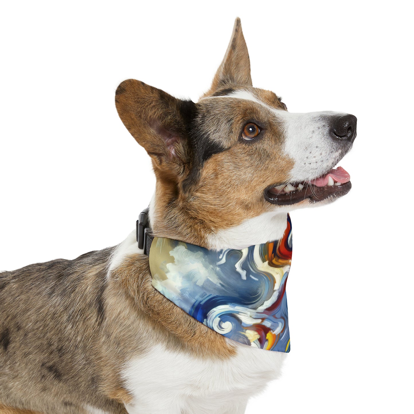 Dancing Disruption Tachism Pet Bandana Collar