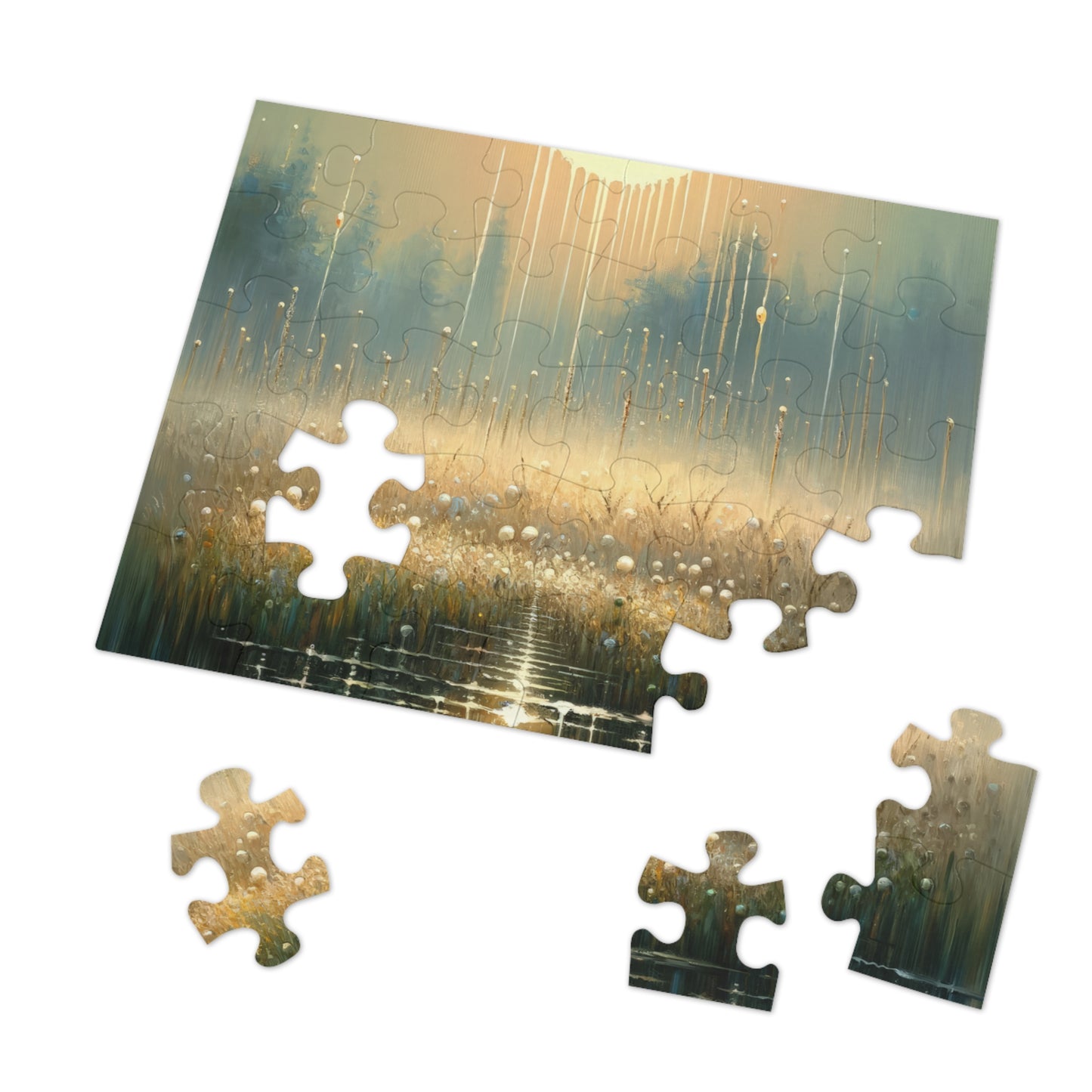 Observant Delicacy Heart Jigsaw Puzzle (30, 110, 252, 500,1000-Piece)