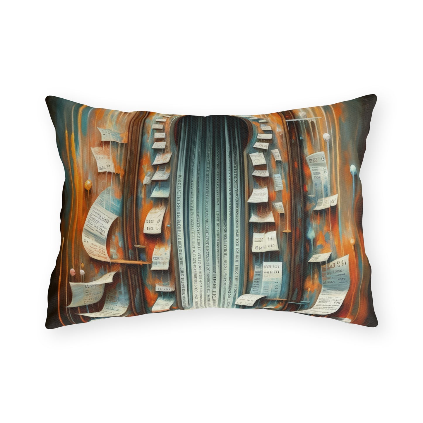 Illuminated Truths Mirror Outdoor Pillows