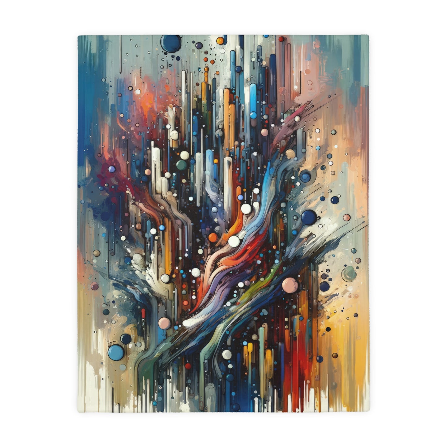 Coherent Change Visualization Velveteen Microfiber Blanket (Two-sided print)