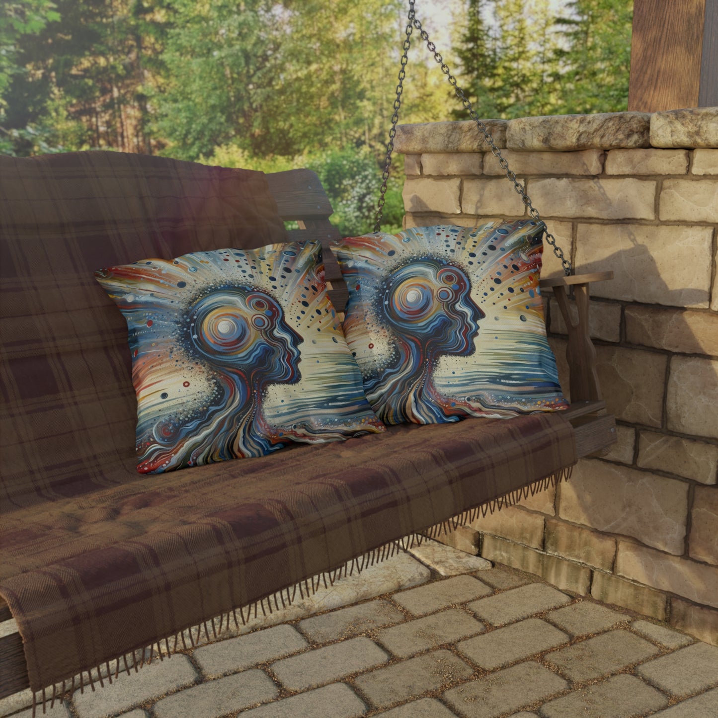 Conscious Ripple Influence Outdoor Pillows
