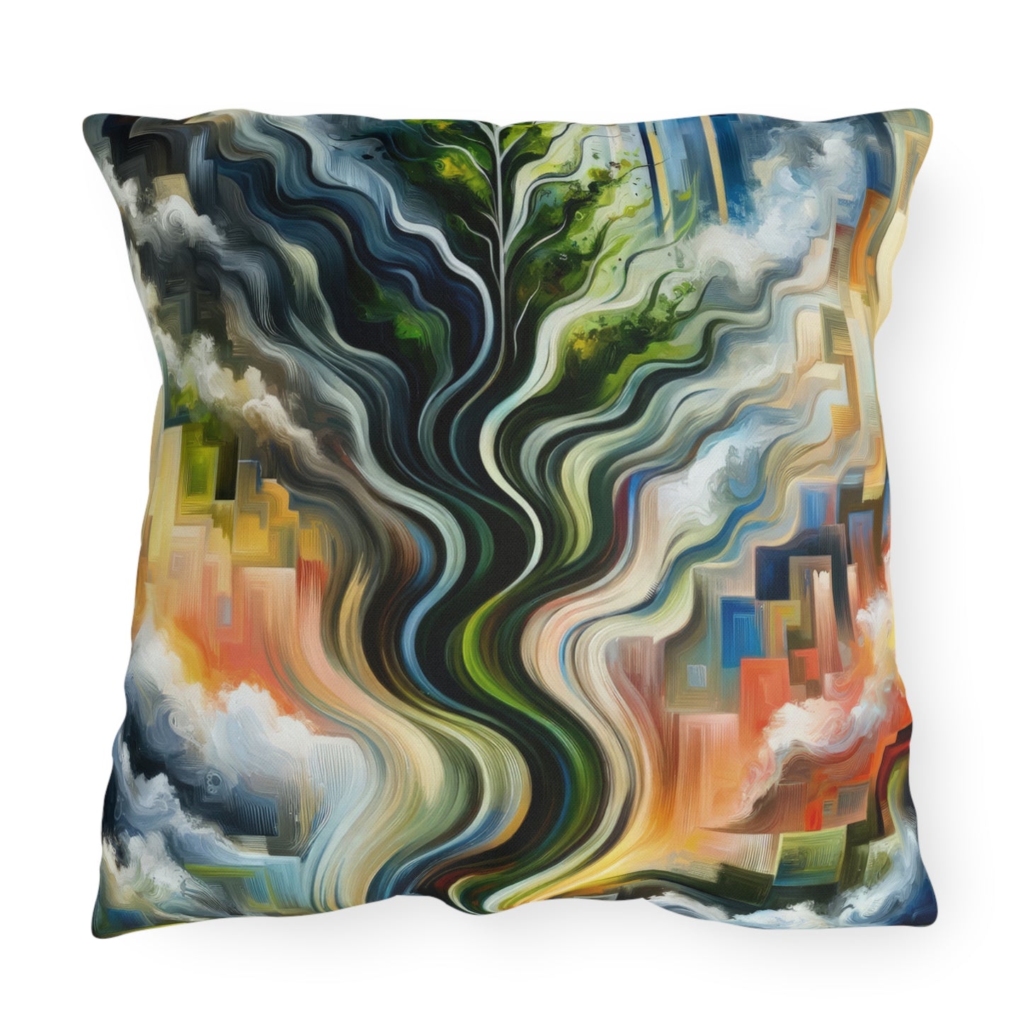 Eternal Digital Contrast Outdoor Pillows