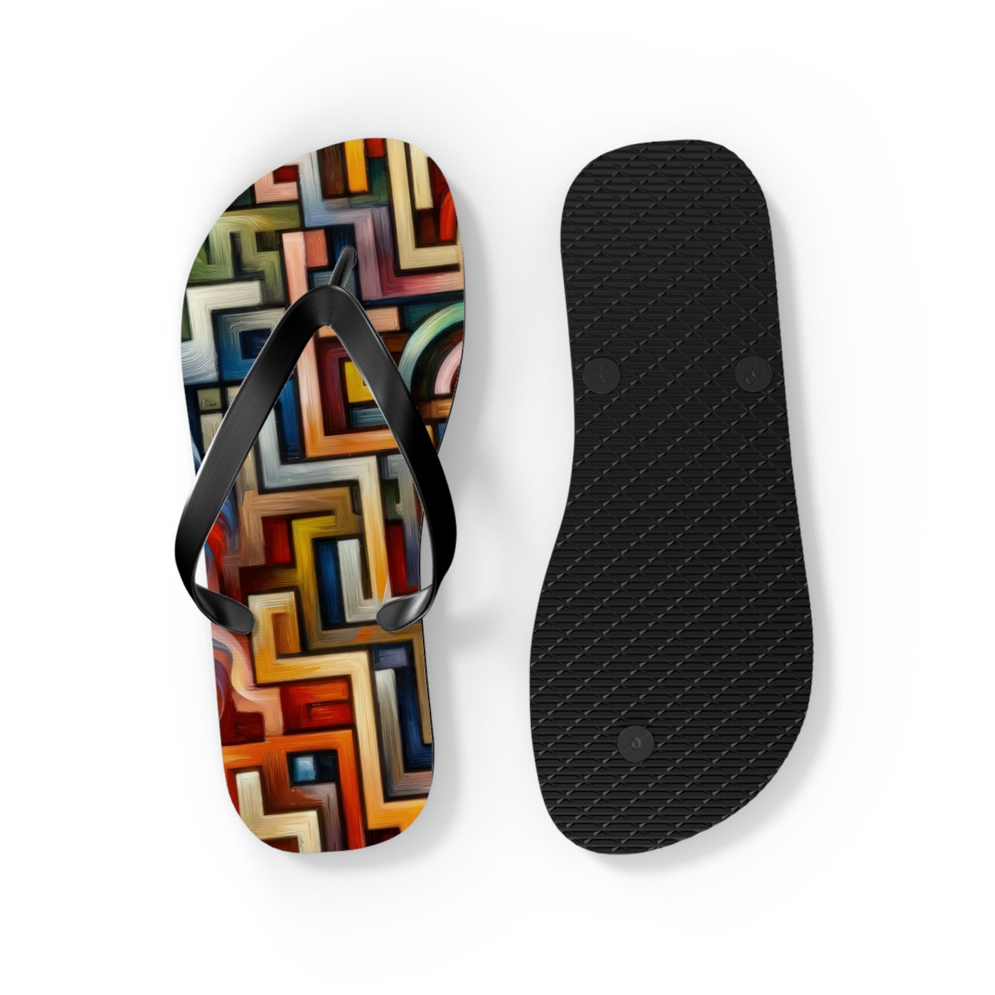 Labyrinthine Love Choices Flip Flops