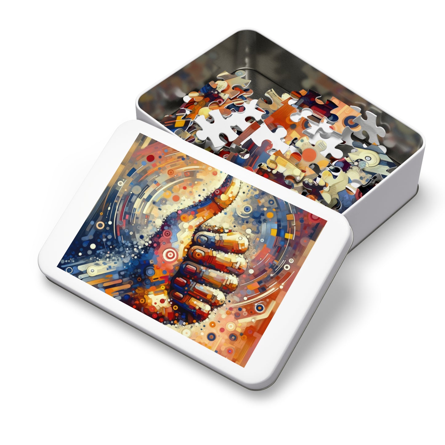 Digital Gratitude Nod Jigsaw Puzzle (30, 110, 252, 500,1000-Piece)